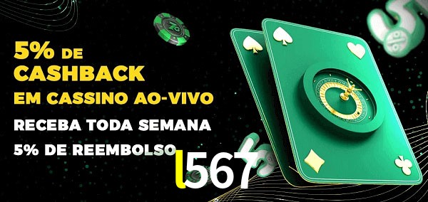 Promoções do cassino ao Vivo l567